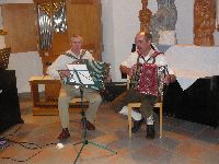 Nachwuchsk�nstler an der Steirischen Harmonika: Rudolf Mayerhofer und Fritz Hackl